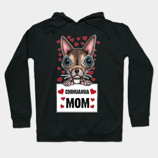 Cute Chihuahua Mom design Hoodie